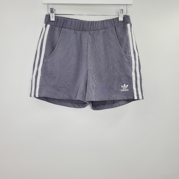 adidas Other - Adidas Gray Athletic Shorts Logo 3 Stripes Big Kids